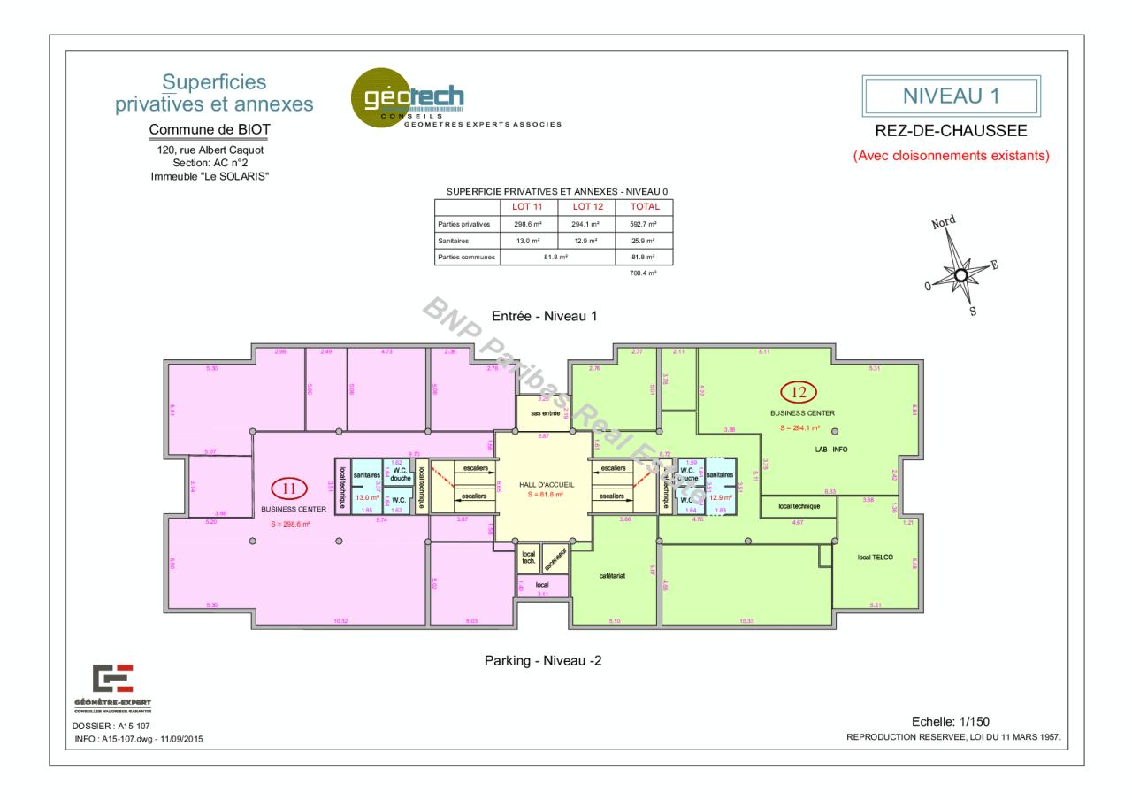 Bureau Biot 1394m² Vente Bureau Biot Alpes-Maritimes AOVBUR2201030_2 1