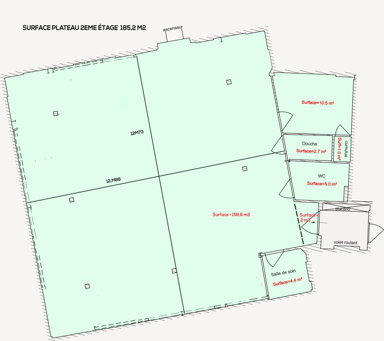 Bureau Wasquehal 235.6m² Location Bureau Wasquehal OLBUR2537188