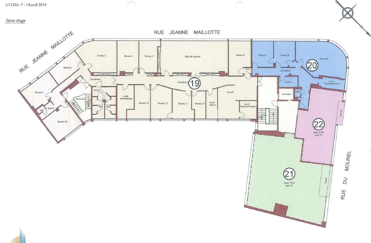 Bureau Lille 1181.9m² Location Bureau Lille OLBUR2535820