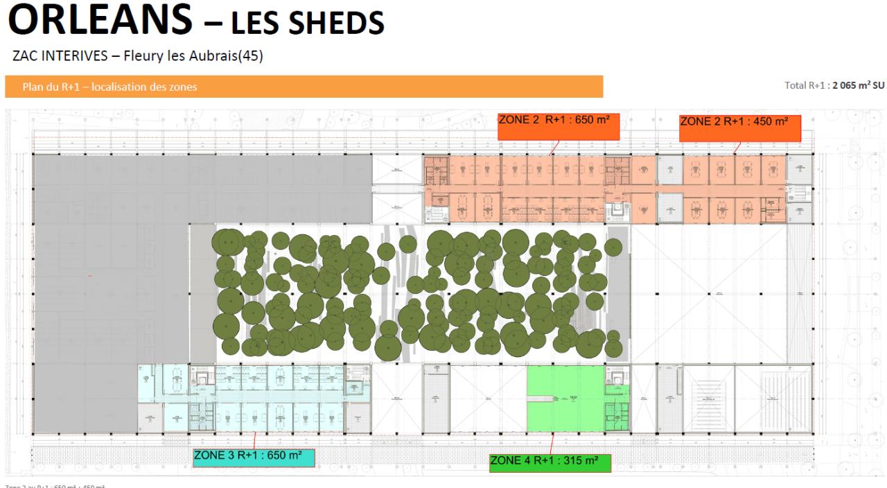 Bureau Fleury-les-Aubrais 4405m² Location Bureau Fleury-les-Aubrais OLBUR2640540 1
