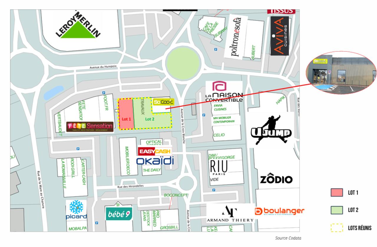 Commerce Sainte-Geneviève-des-Bois 1164m² Location Commerce Sainte-Geneviève-des-Bois Essonne OLCOM2642608 1