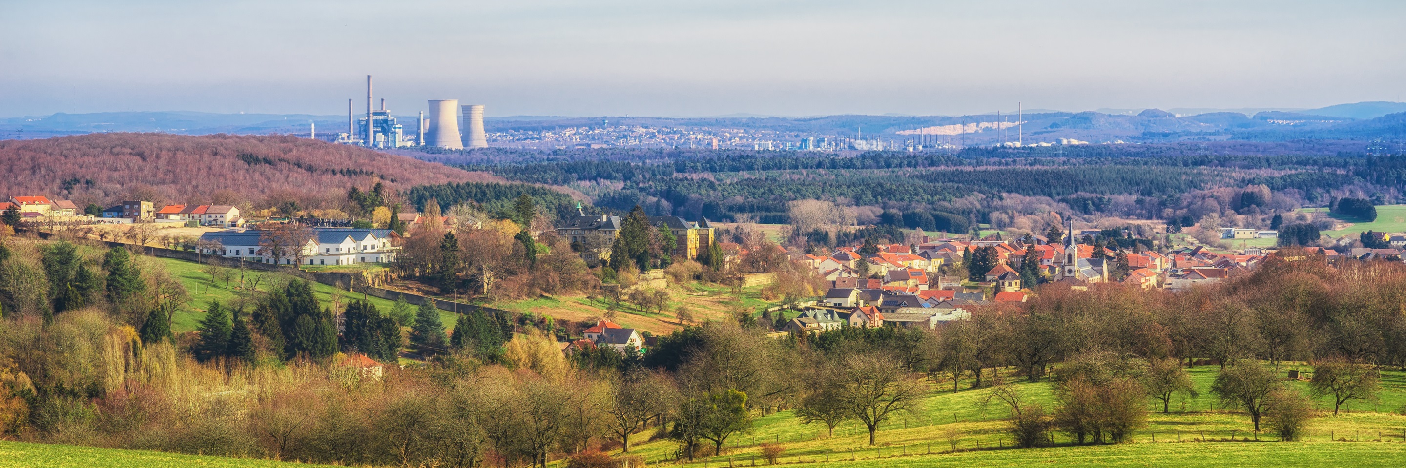 Lorraine vue Saint Avold 