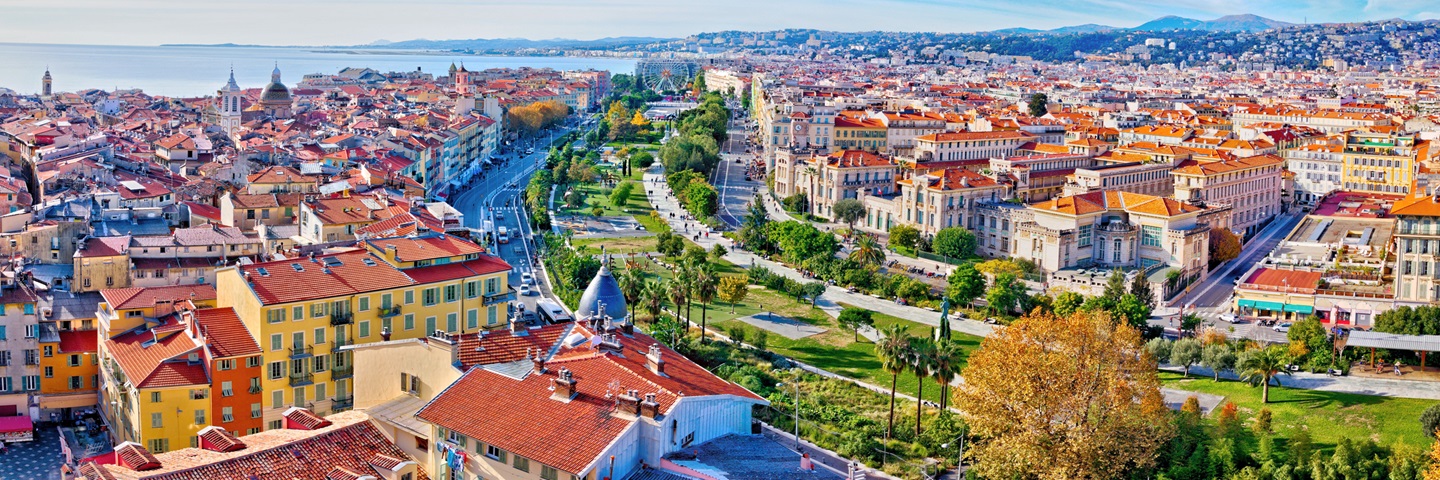 Nice ville vue panoramique