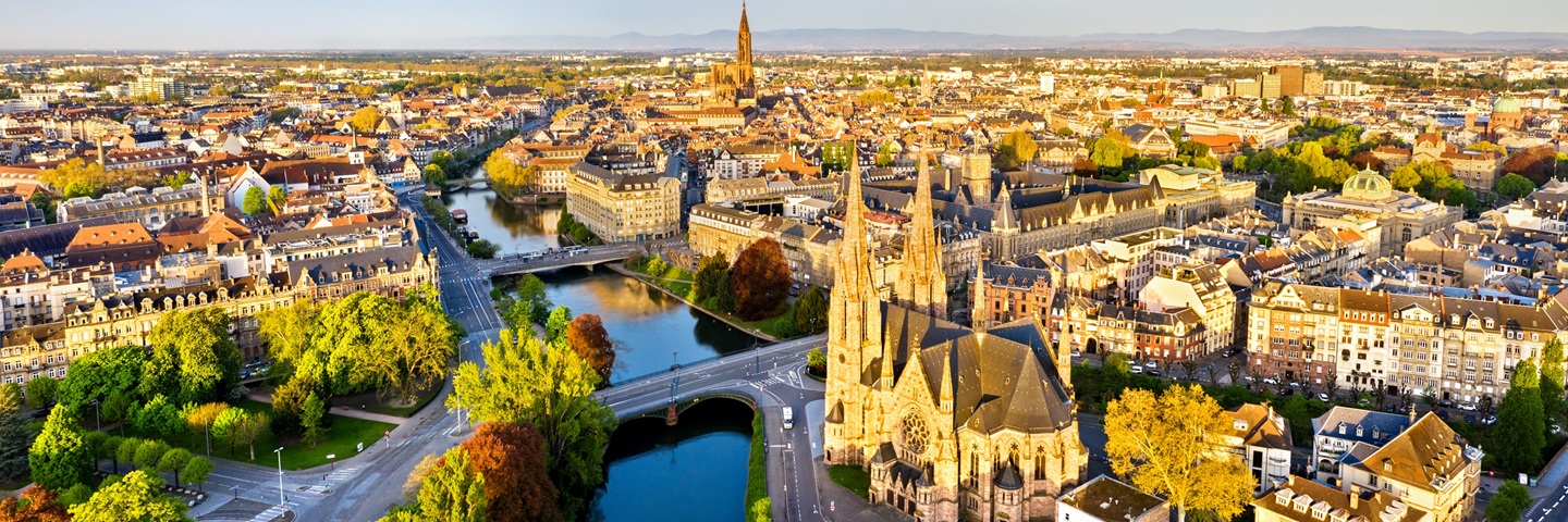 Vue ville de Strasbourg
