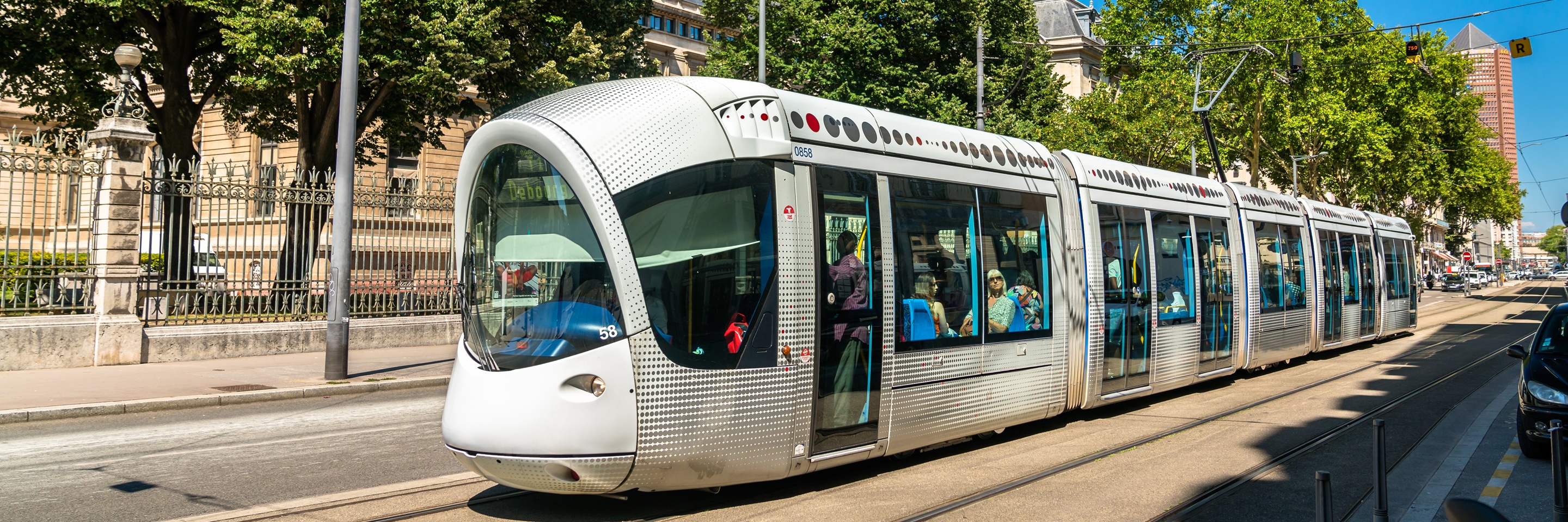 Ligne de tramway à Lyon