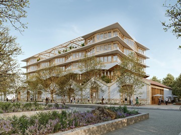 Montpellier – Façade immeuble de bureaux Astella 