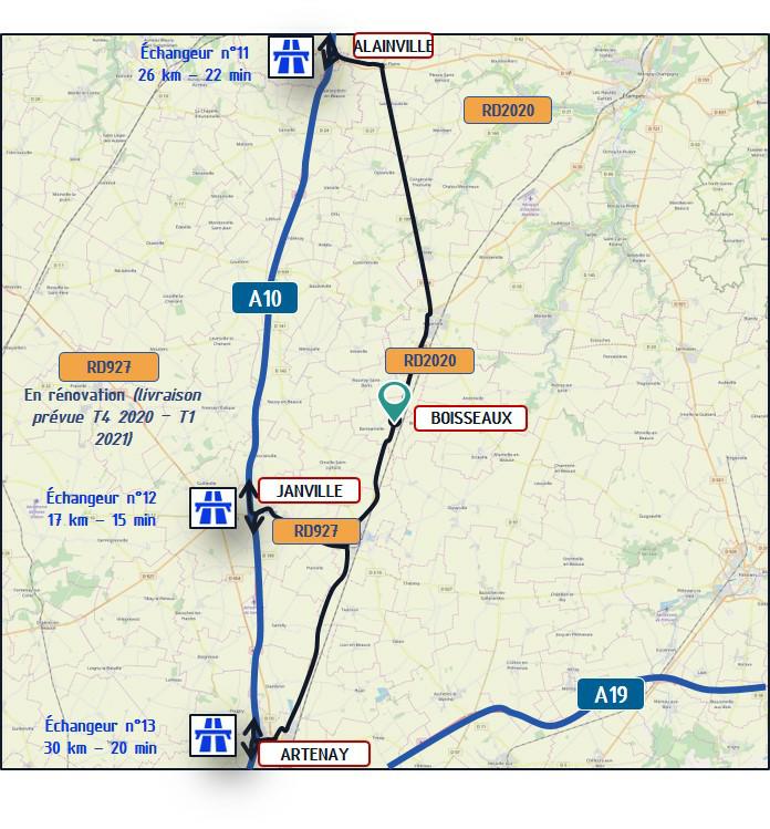 Location entrepôt classe a Boisseaux Loiret OLLOG2113692