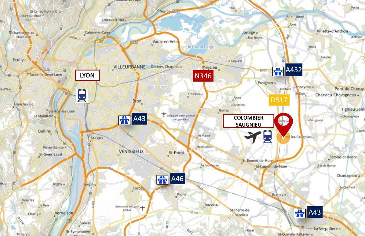 Location entrepôt classe c Colombier-Saugnieu Rhône OLLOG2207452