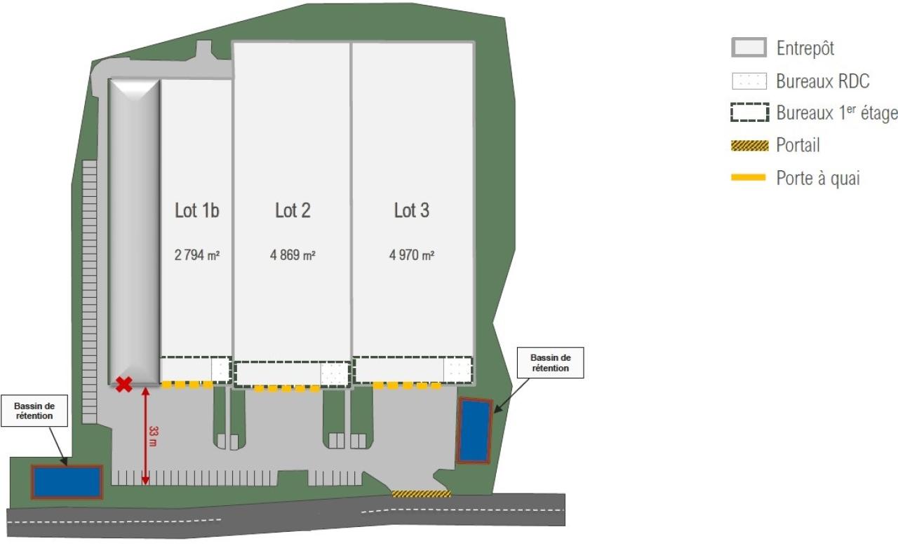 Location entrepôt classe b Garges-lès-Gonesse Val-d'Oise OLLOG2118682 2