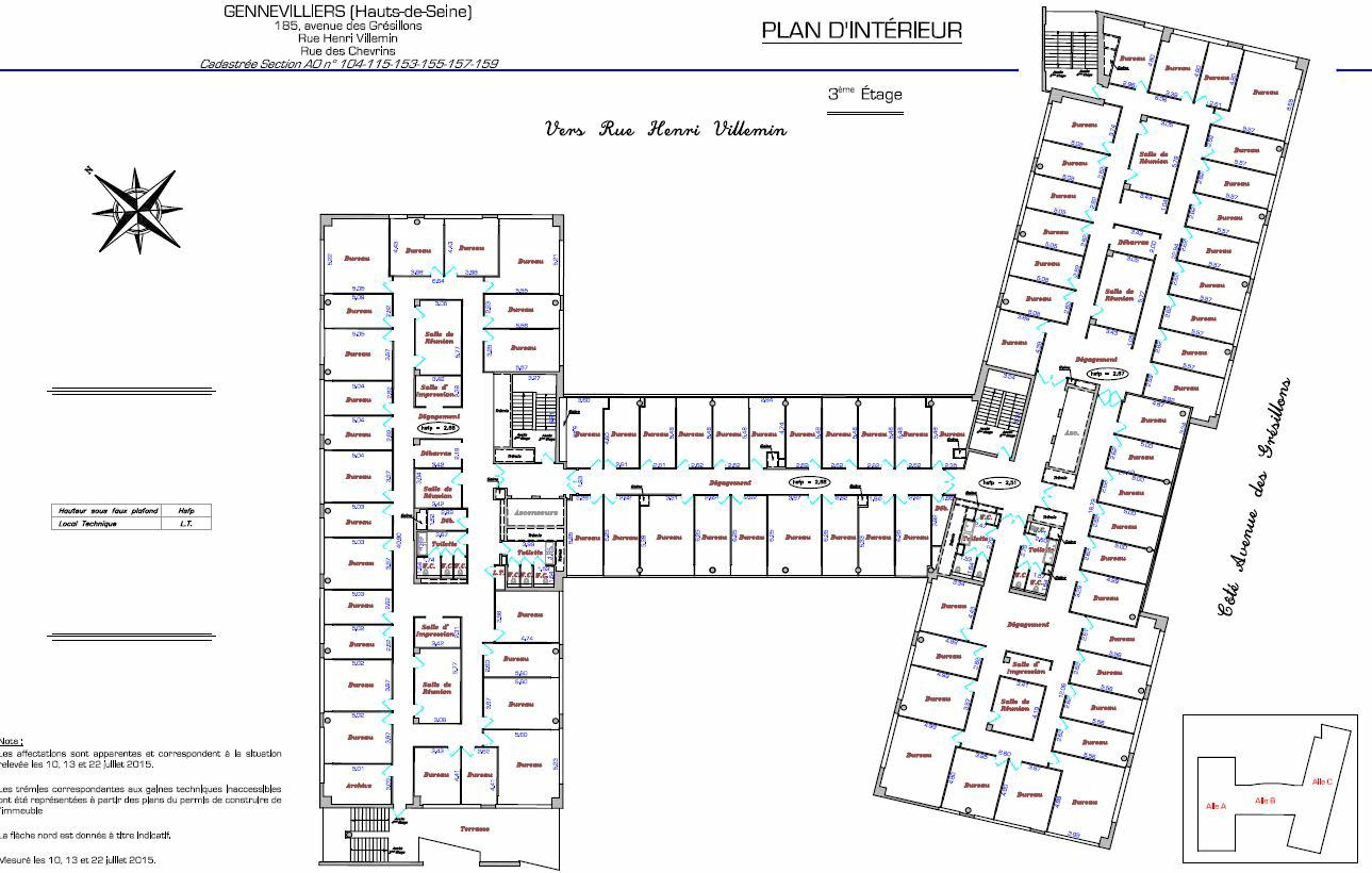 Location bureau Gennevilliers Hauts-de-Seine OLBUR2118656