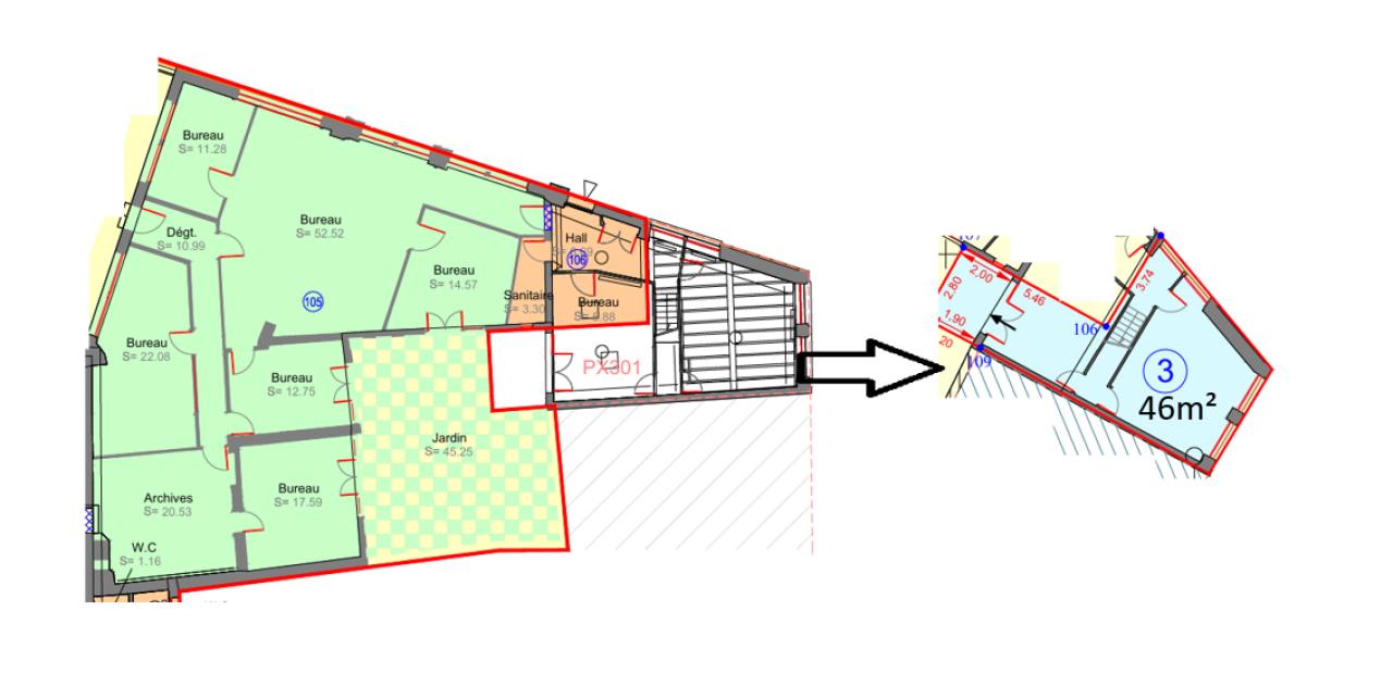 Vente bureau Lille Nord OVBUR2315984