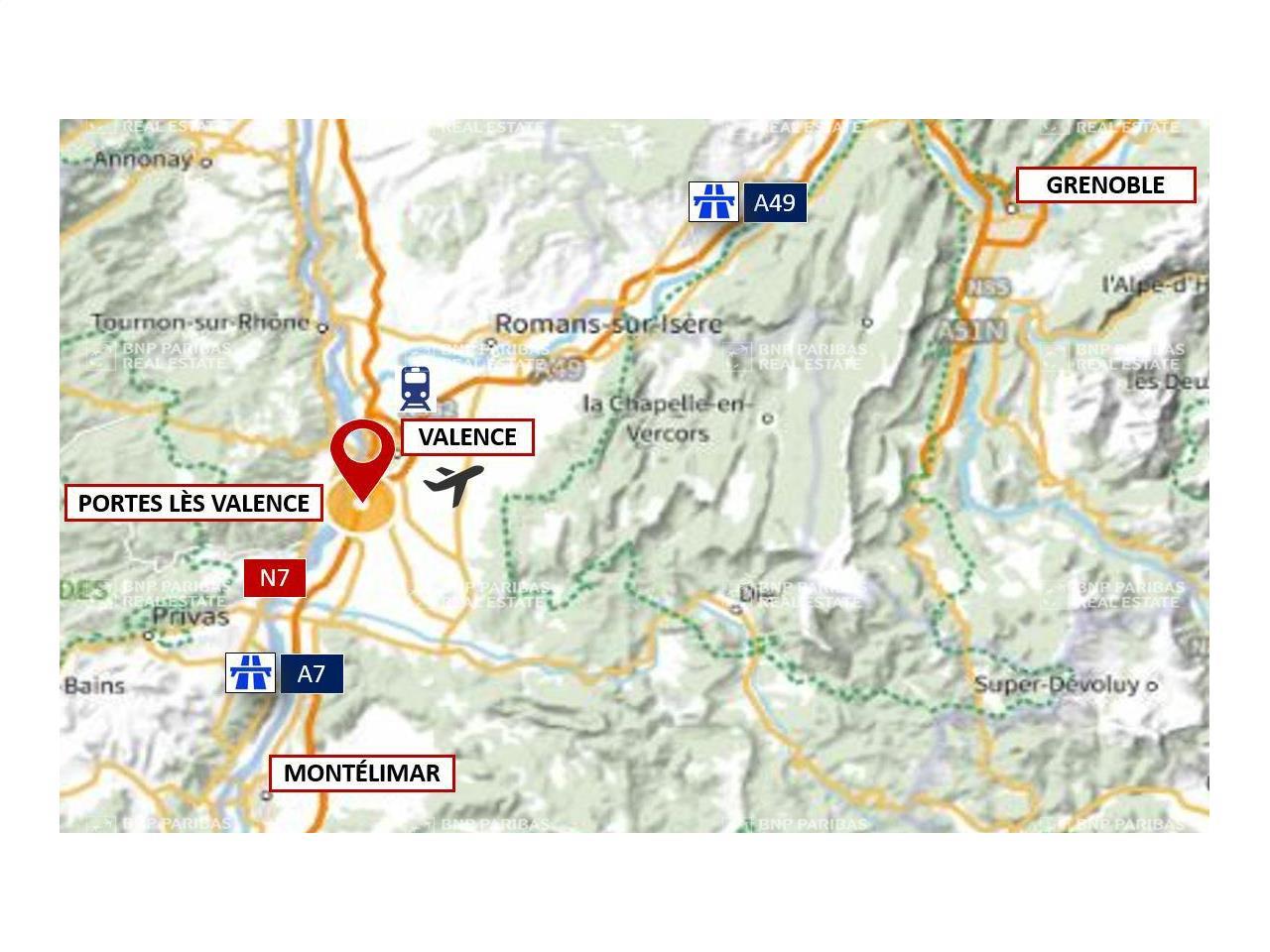 Location local d'activité 3492m² Portes-lès-Valence