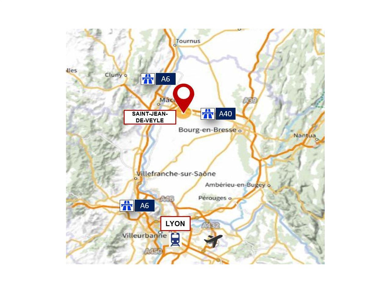 Location entrepôt classe a 31650m² Saint-Genis-sur-Menthon