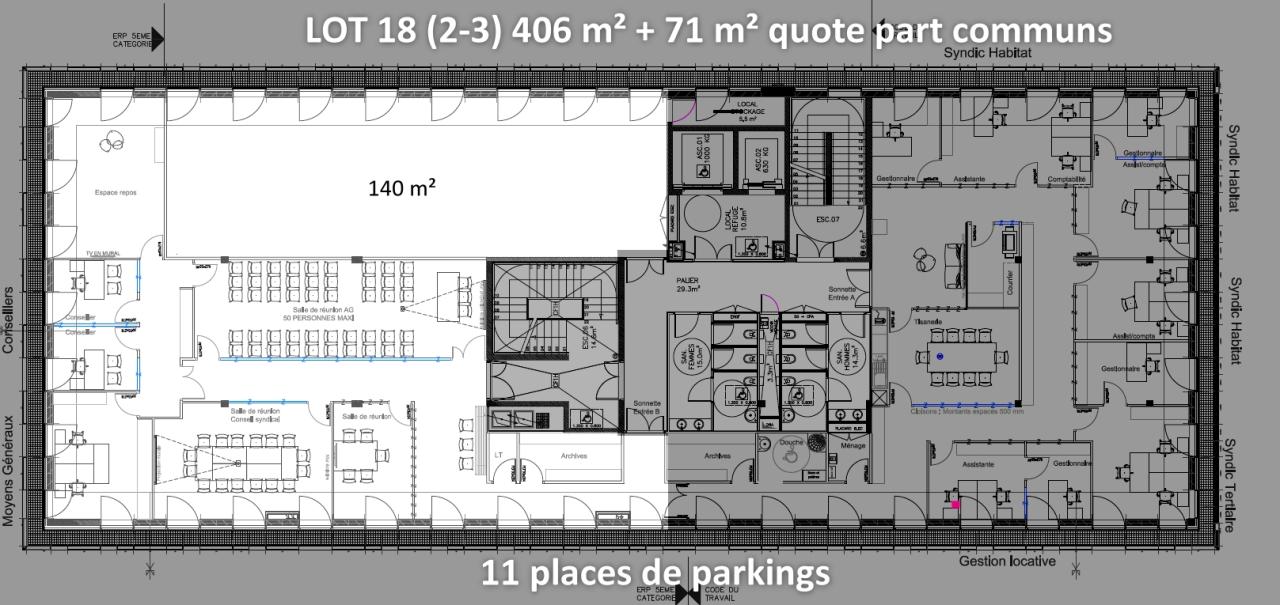 Vente bureau Saint-Jacques-de-la-Lande Ille-et-Vilaine OVBUR2536720