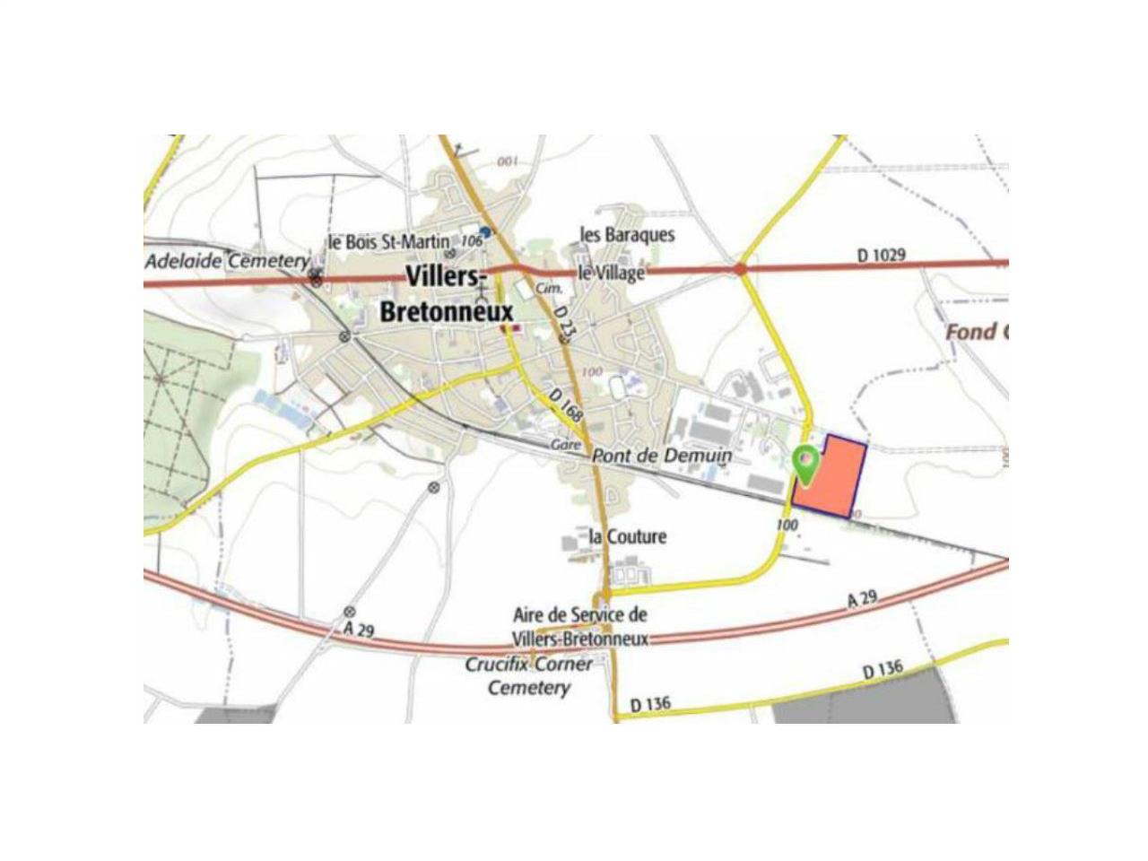 Location entrepôt classe a 37750m² Villers-Bretonneux