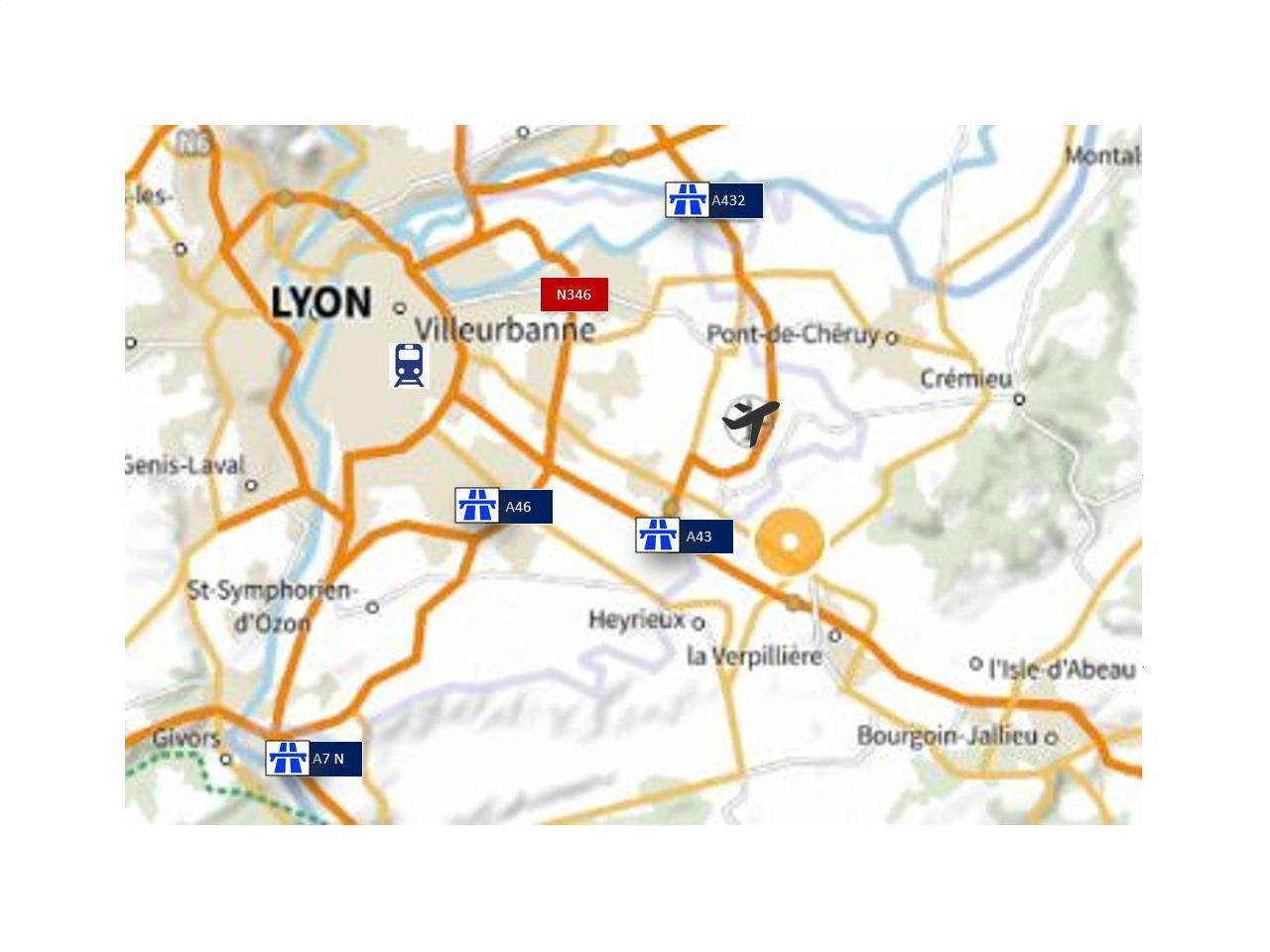 Location entrepôt classe a 17438m² Saint-Quentin-Fallavier