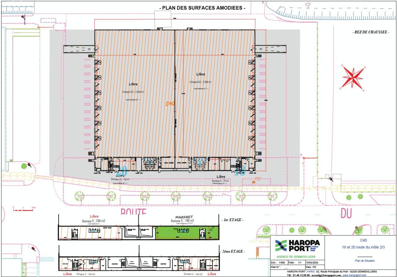 Location entrepôt classe a Gennevilliers Hauts-de-Seine OLLOG2423307