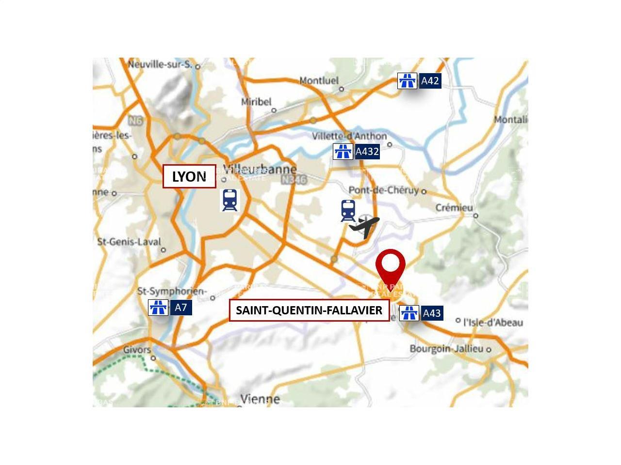 Location entrepôt classe a 17912m² Saint-Quentin-Fallavier