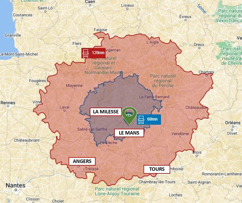 Location entrepôt classe a Milesse Sarthe OLLOG2317931 6