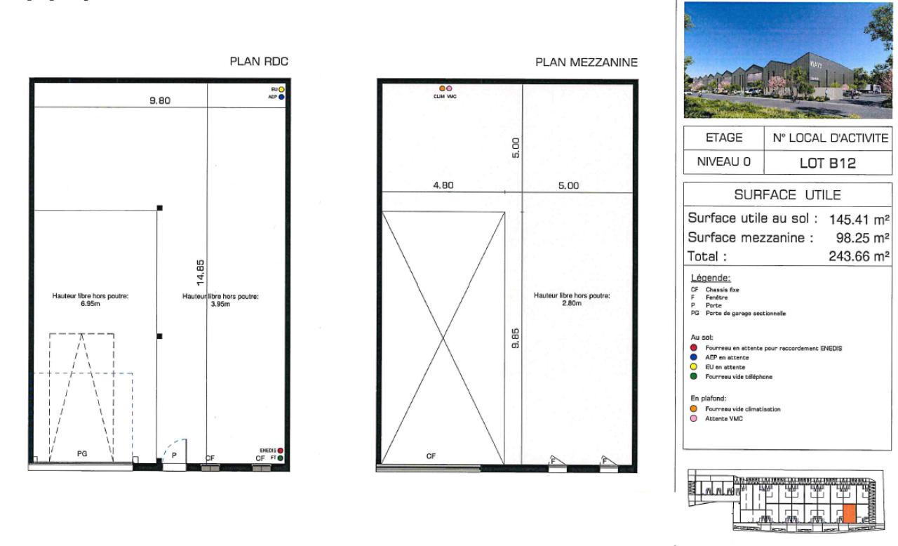 Vente local d'activité Lattes Hérault OVACT2531373 12