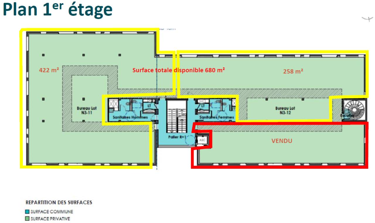 Vente bureau Bron Rhône OVBUR2310766 21