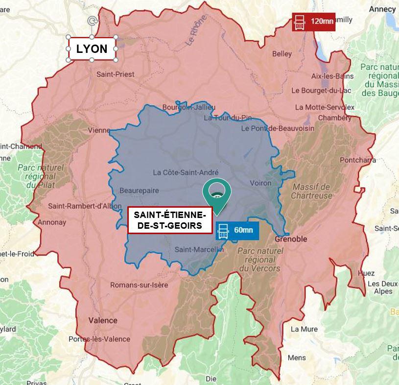 Location entrepôt classe a Saint-Étienne-de-Saint-Geoirs Isère OLLOG2202665 4