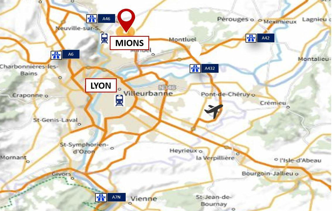 Vente entrepôt classe a Mionnay Ain OVLOG2309805 1