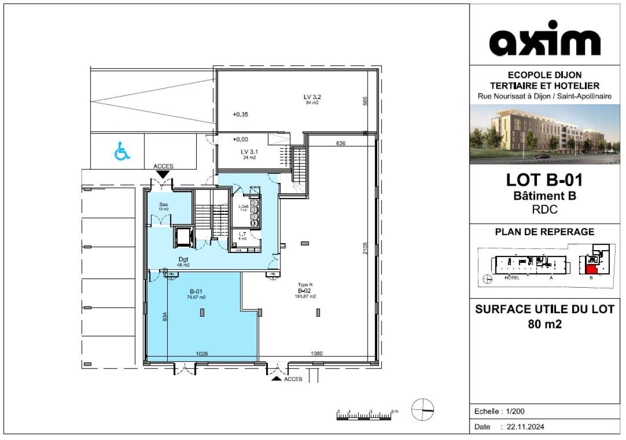 Vente bureau Dijon Côte-d'Or OVBUR2421154 8