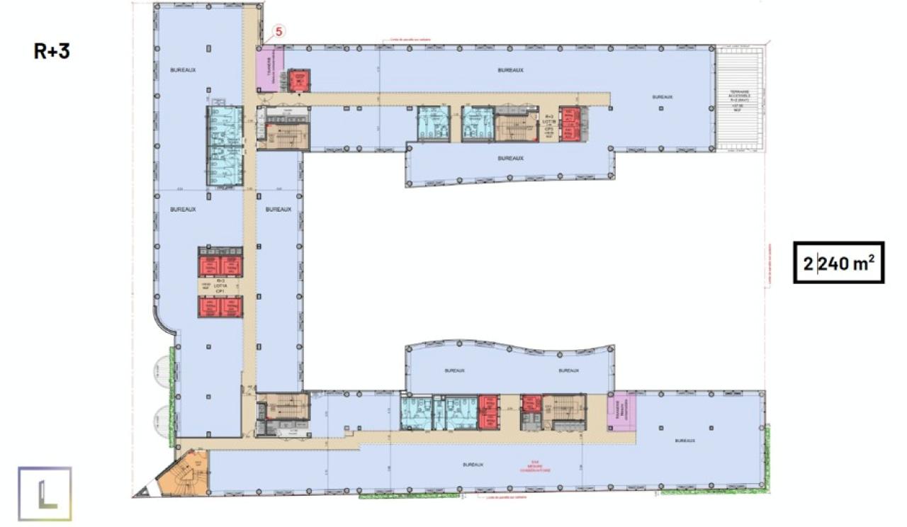 Location bureau Levallois-Perret Hauts-de-Seine OLBUR2108142 2