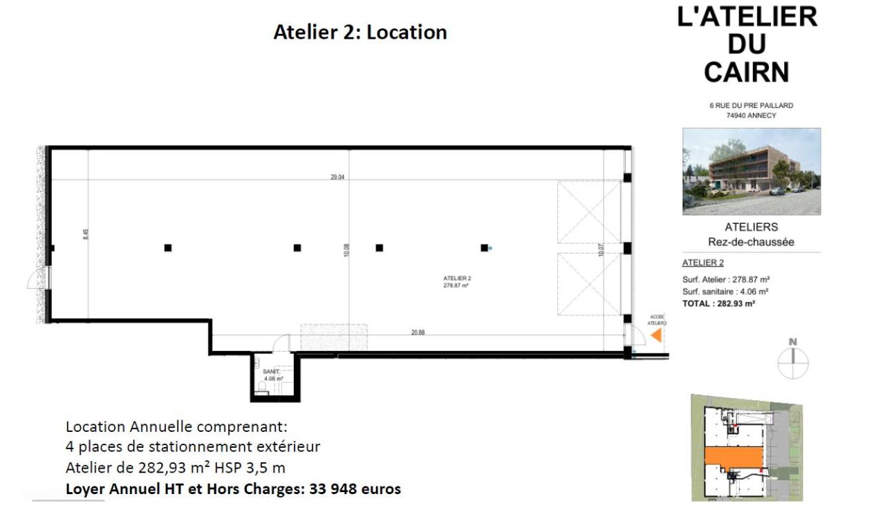 Location local d'activité Annecy-le-Vieux Haute-Savoie OLACT2314323 2