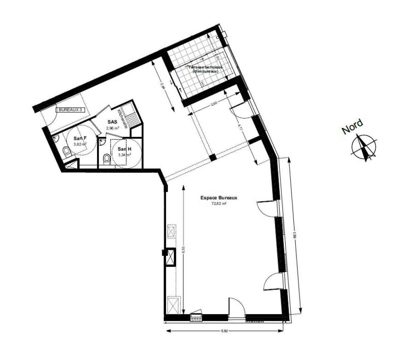 Vente bureau Aix-en-Provence Bouches-du-Rhône OVBUR2530222 1