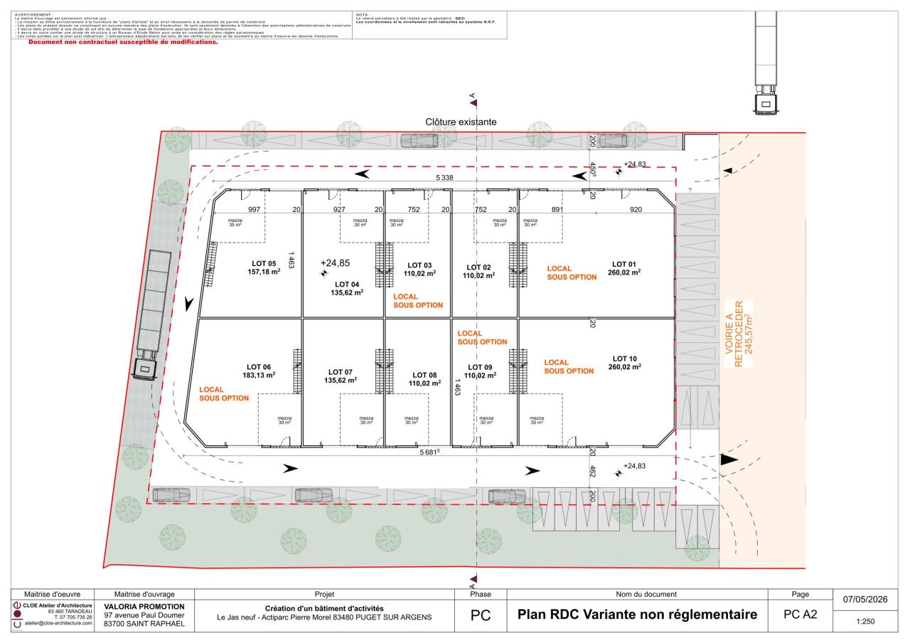 Vente local d'activité Puget-sur-Argens Var OVACT2639162 2