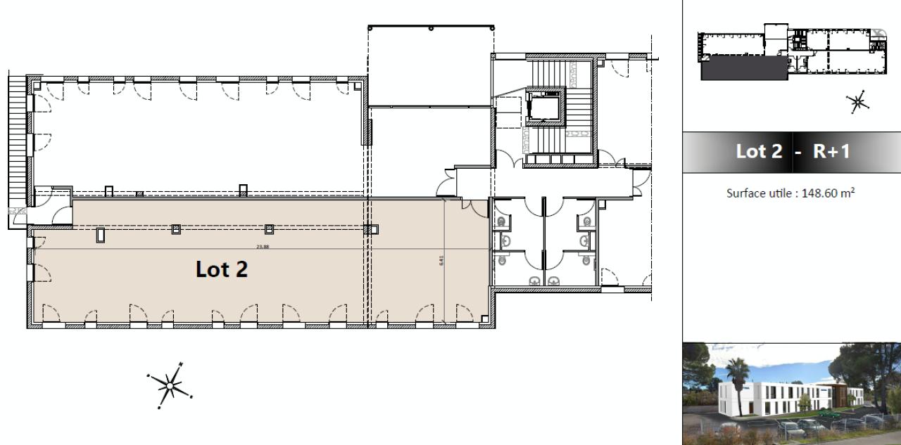 Vente bureau Clapiers Hérault OVBUR2533018 8