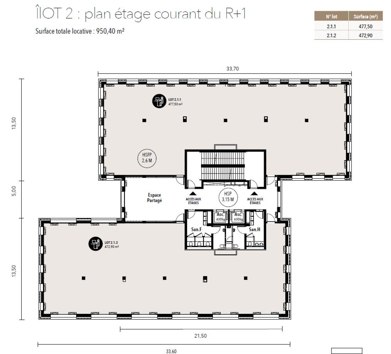 Location bureau Saint-Herblain Loire-Atlantique OLBUR2427785 7