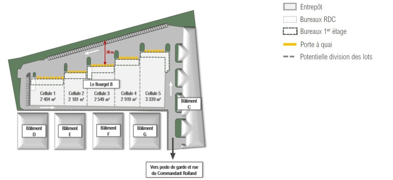Location entrepôt classe a Le Bourget Seine-Saint-Denis OLLOG2119865 2