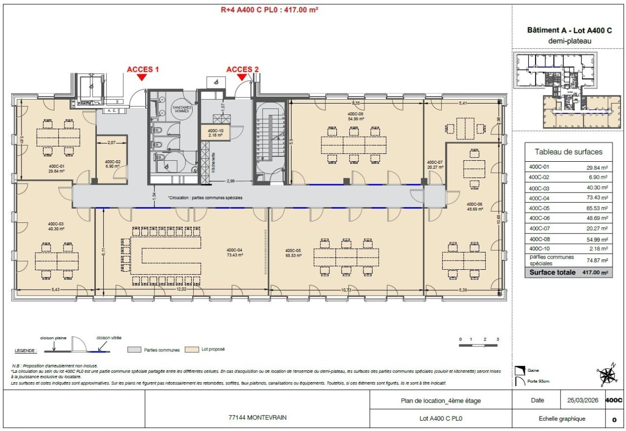 Location bureau Montévrain Seine-et-Marne OLBUR2639670 3