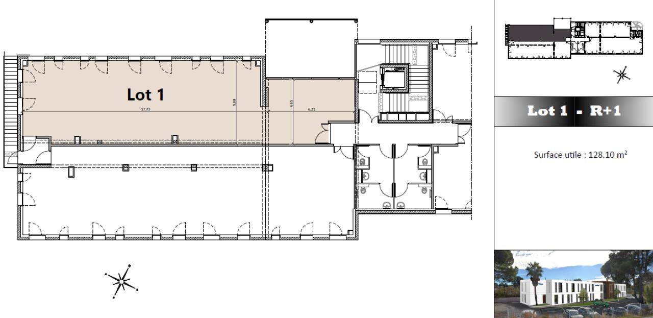 Vente bureau Clapiers Hérault OVBUR2533018 7