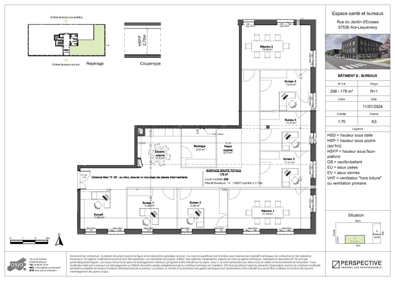 Location bureau Ars-Laquenexy Moselle OLBUR2537059 16