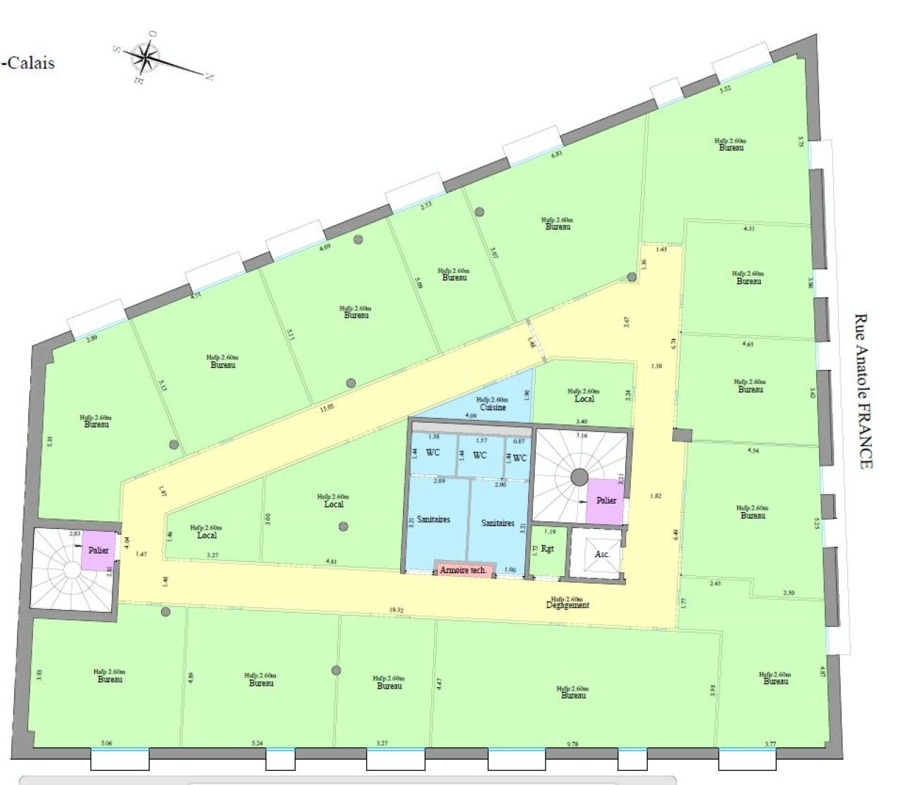 Vente bureau Calais Pas-de-Calais OVBUR2537338 21