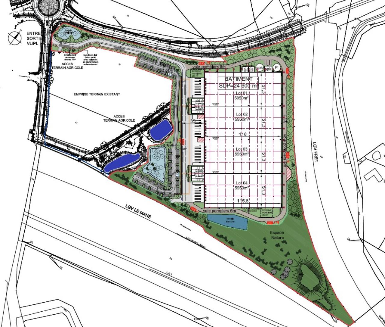 Location entrepôt classe a Milesse Sarthe OLLOG2317931 5