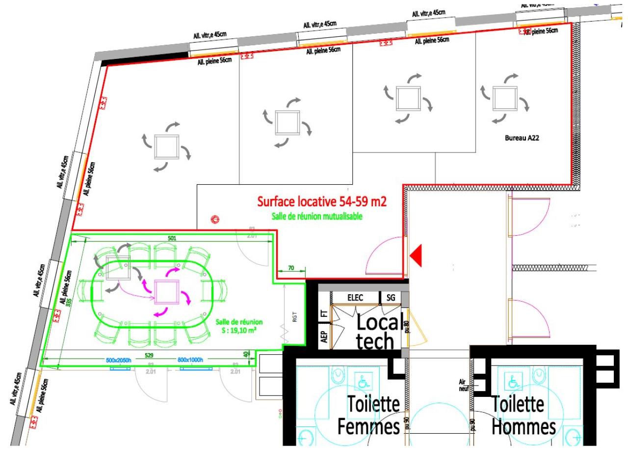 Location bureau Fontaine-lès-Dijon Côte-d'Or OLBUR2424471 11