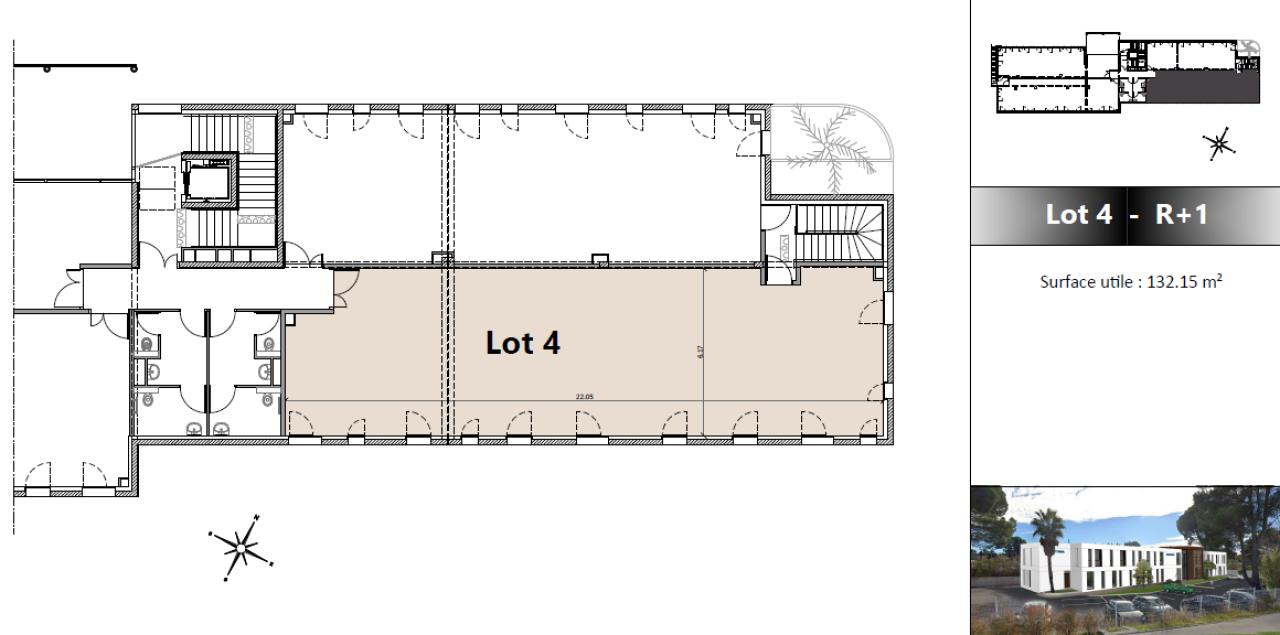 Vente bureau Clapiers Hérault OVBUR2533018 10