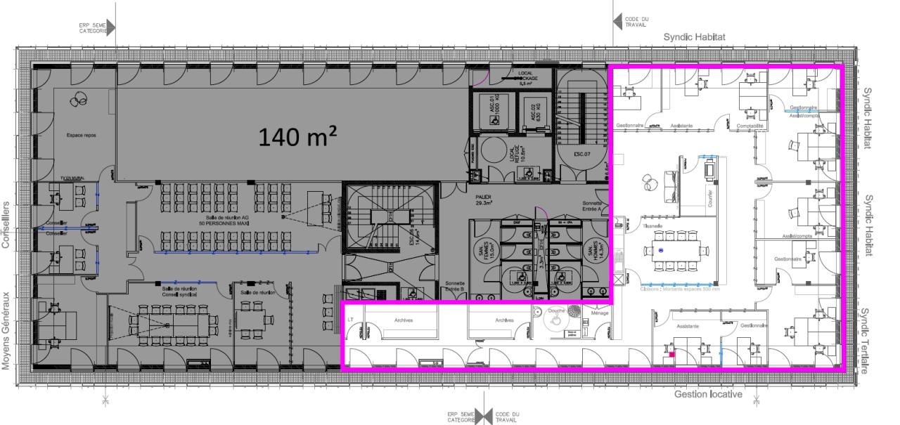 Vente bureau Saint-Jacques-de-la-Lande Ille-et-Vilaine OVBUR2536720 1