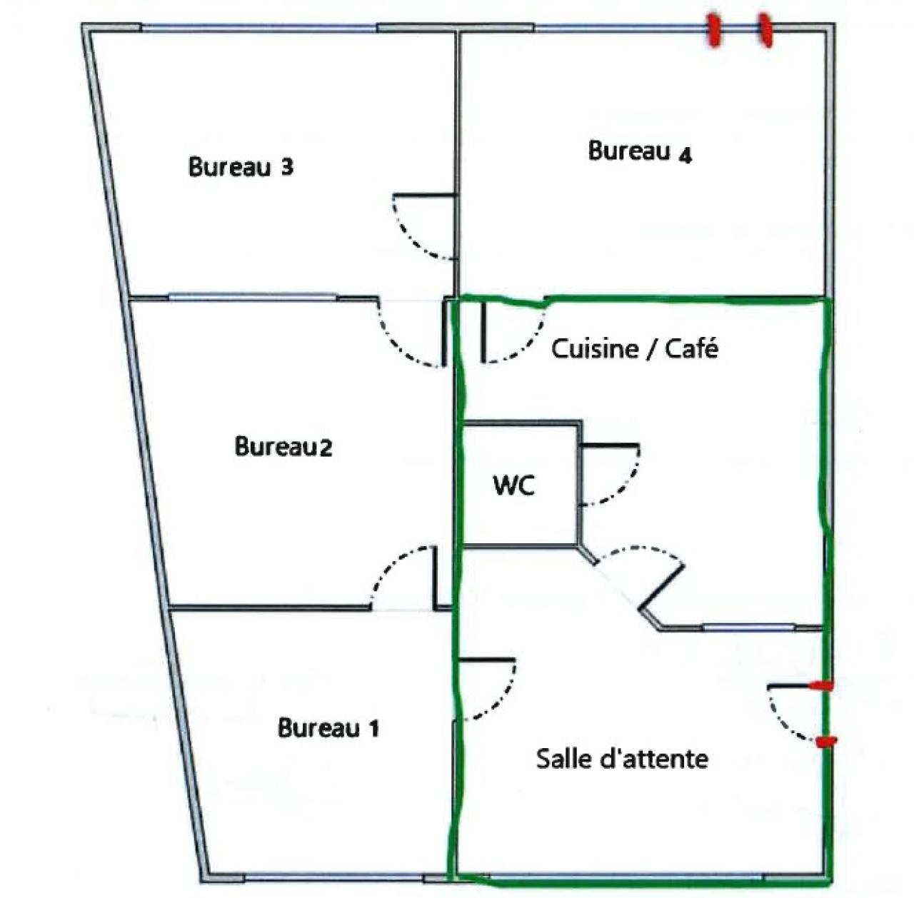 Location bureau Rennes Ille-et-Vilaine OLBUR2641771 2
