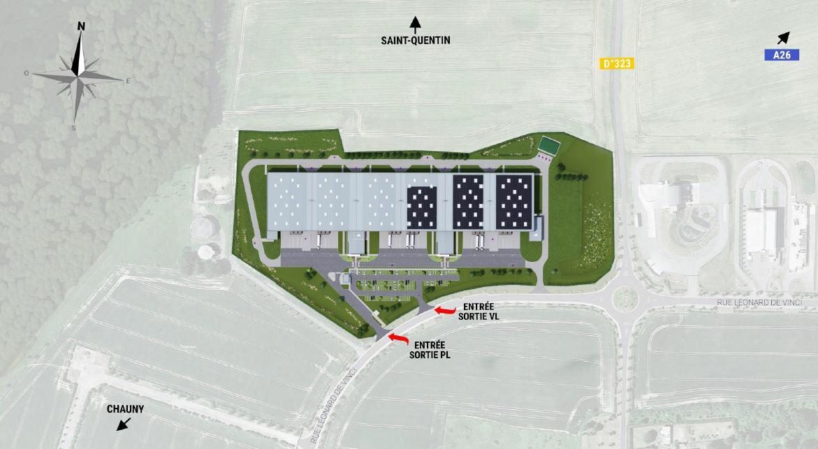 Location entrepôt classe a Tergnier Aisne OLLOG2420912 3