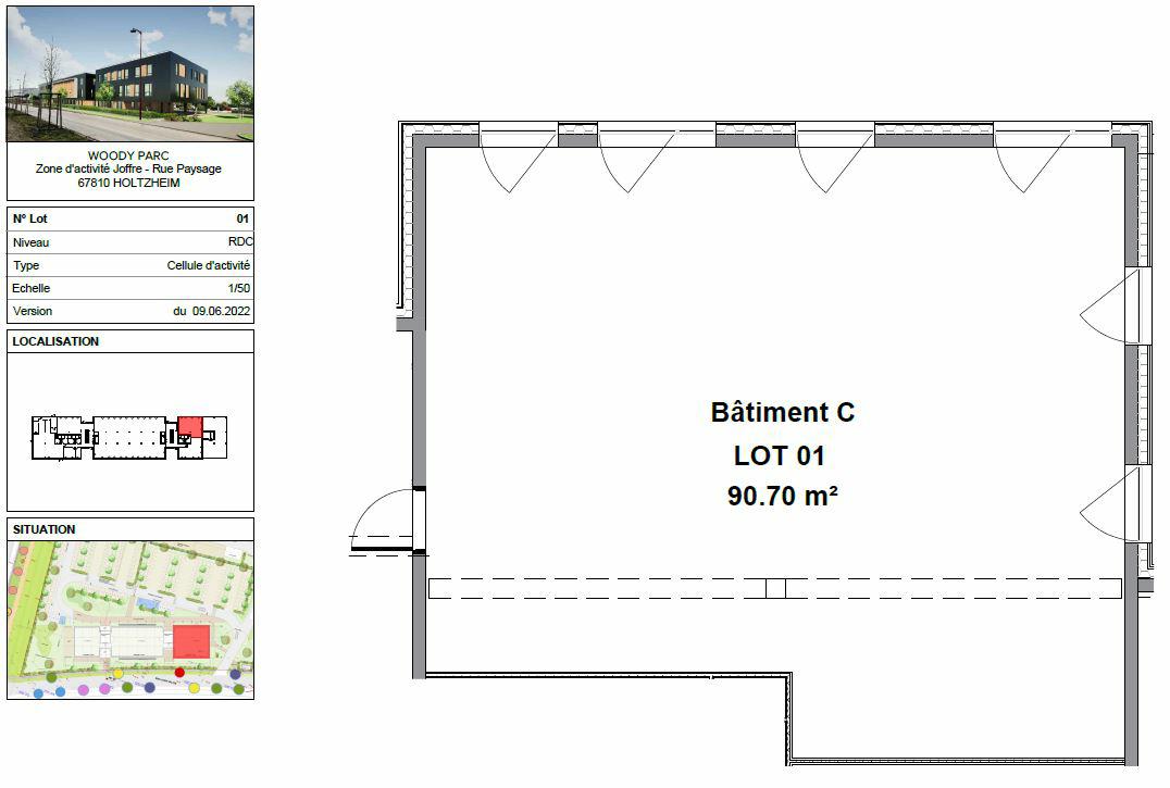 Location bureau Holtzheim Bas-Rhin OLBUR2309398 13