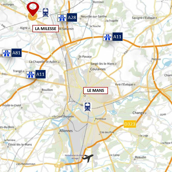 Vente entrepôt classe a Milesse Sarthe OVLOG2645237 5