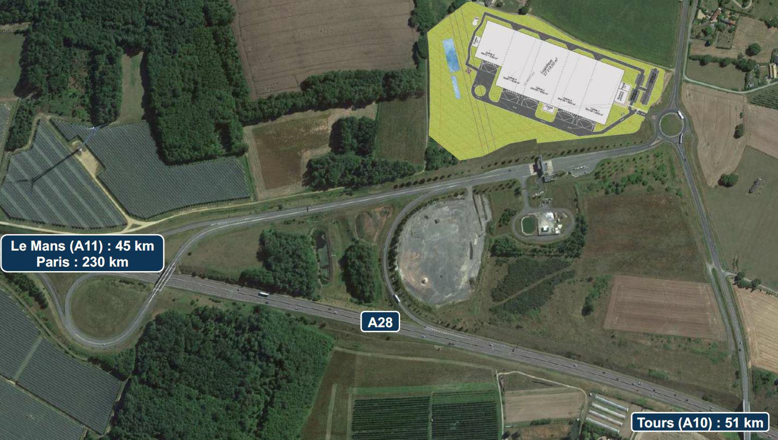 Location entrepôt classe a Montabon Sarthe OLLOG2318075 5