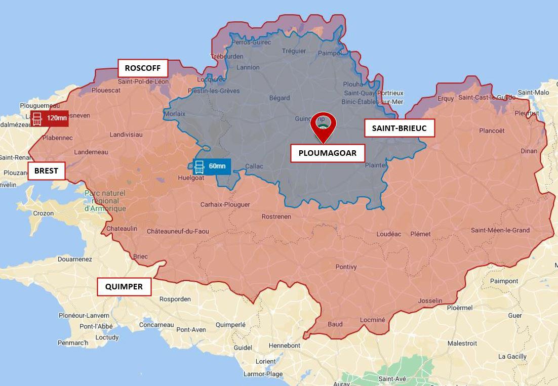 Location entrepôt classe a Ploumagoar Côtes-d'Armor OLLOG2309054 11