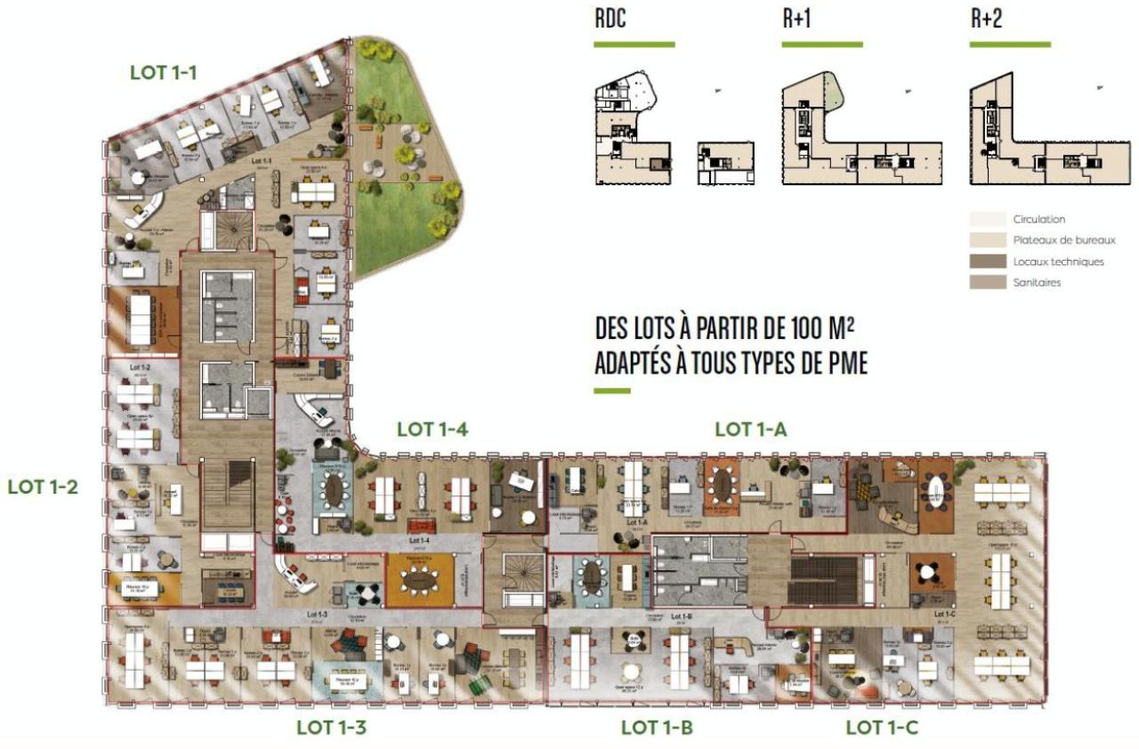 Location bureau Champs-sur-Marne Seine-et-Marne OLBUR2205291 6